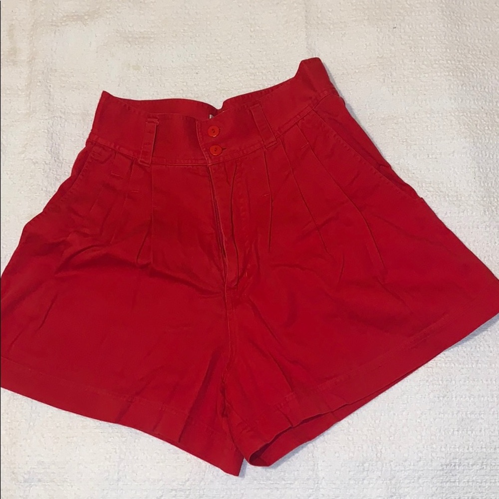 Red shorts